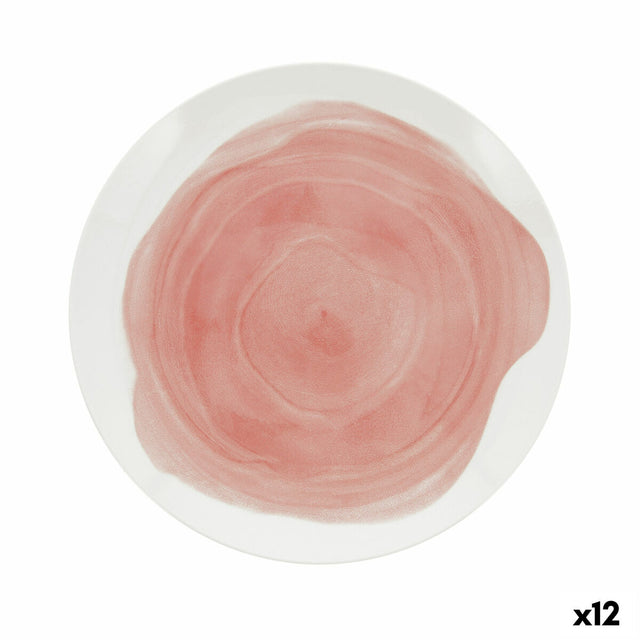Assiette plate Bidasoa Etherea Céramique Rose (Ø 26,5 cm) (12 Unités)