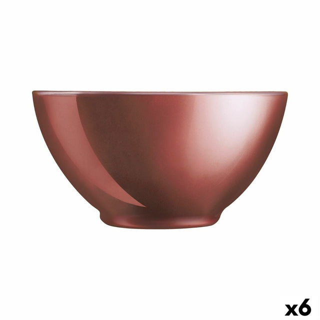 Bol Luminarc Flashy Rouge verre 500 ml (6 Unités)