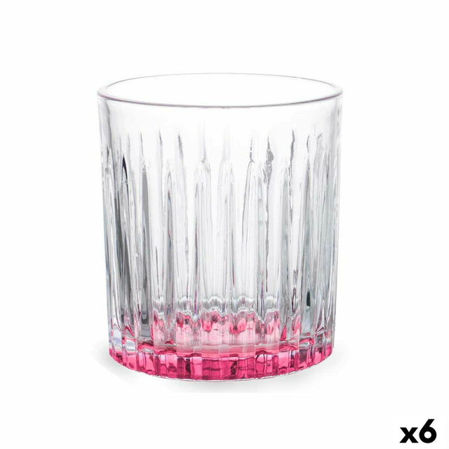 Verre Exotic Verre Rose (330 ml) (6 Unités)