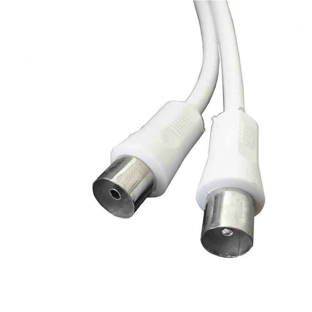 Câble d'antenne EDM 1,5 m Blanc