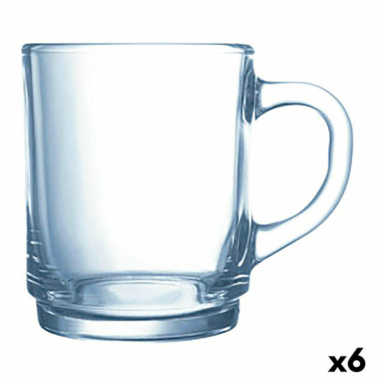 Tasse Luminarc Empilable Transparent verre (250 ml) (Pack 6x)