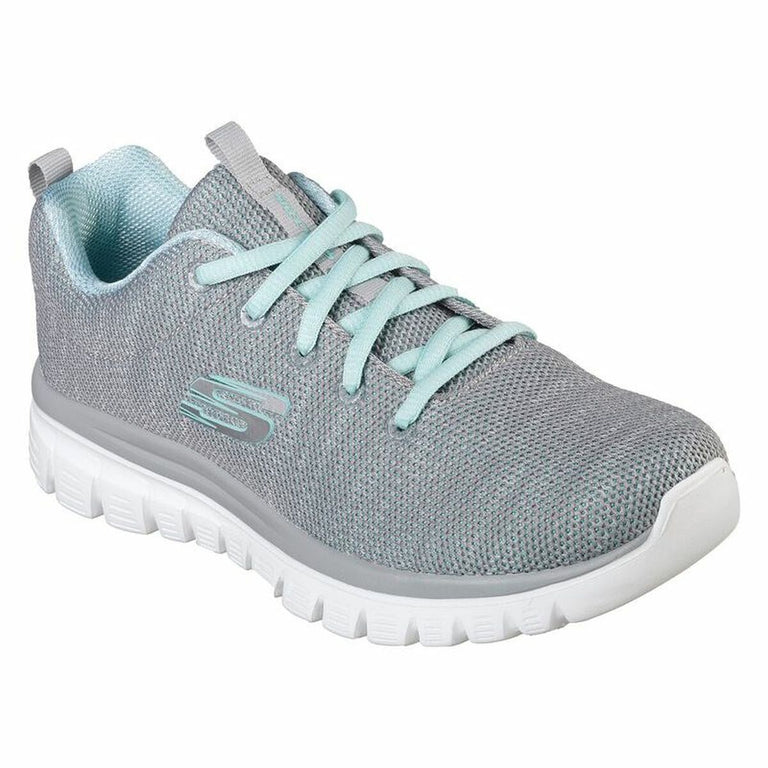 Chaussures de sport pour femme Skechers Graceful-Twisted Fortune Gris