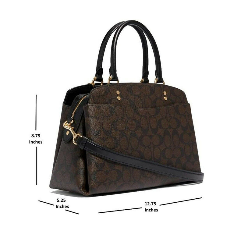 Sac-à-main Femme Coach 91495-IMAA8 Marron (30 x 23 x 12 cm)