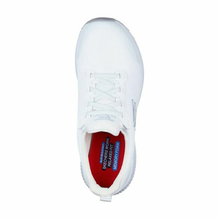 Chaussures de sport pour femme Skechers Work: Squad SR Blanc