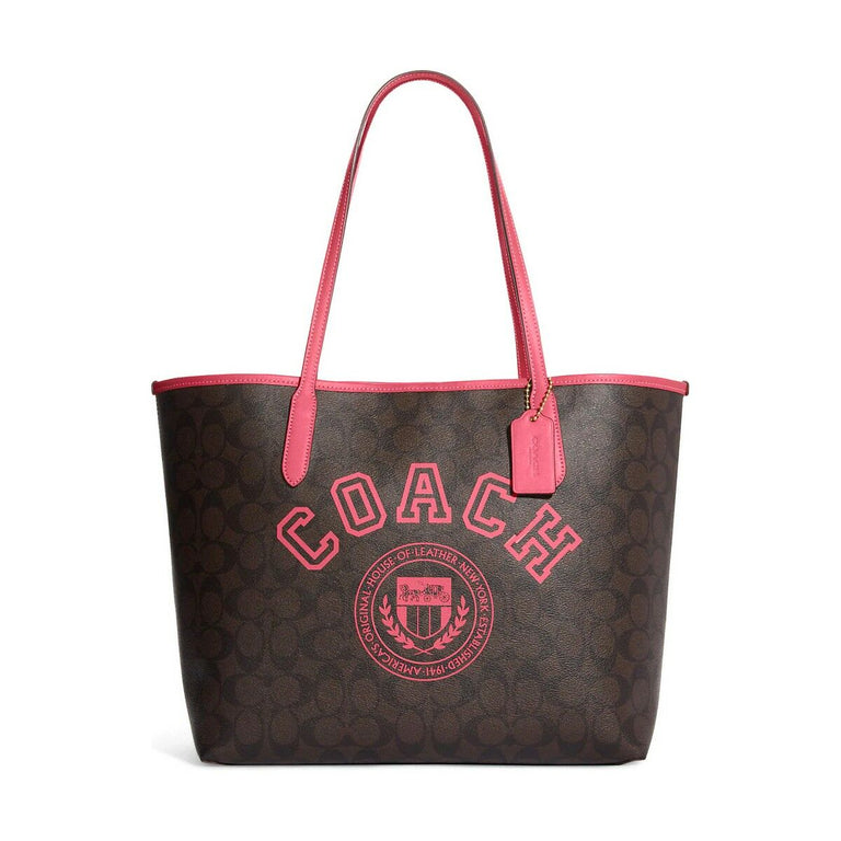 Sac-à-main Femme Coach CB869-IMUOE 44 x 27 x 14 cm Marron