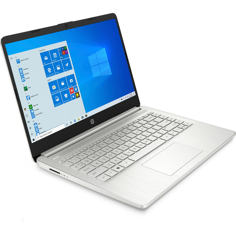 Ordinateur Portable HP 14s-dq0009ns Espagnol Qwerty 14" 4 GB RAM 64 GB eMMC Intel Celeron N4020