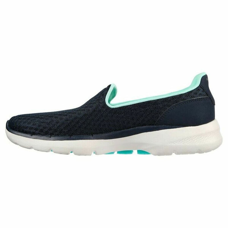 Chaussures de marche pour femme Skechers Go Walk 6 Bleu foncé