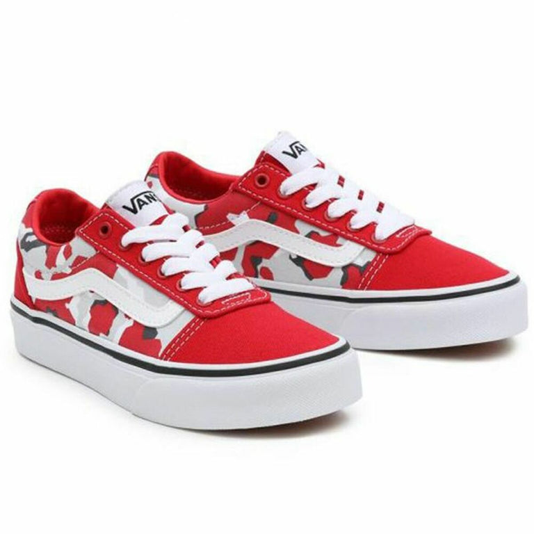 Chaussures de Sport pour Enfants Vans YT Ward Rouge