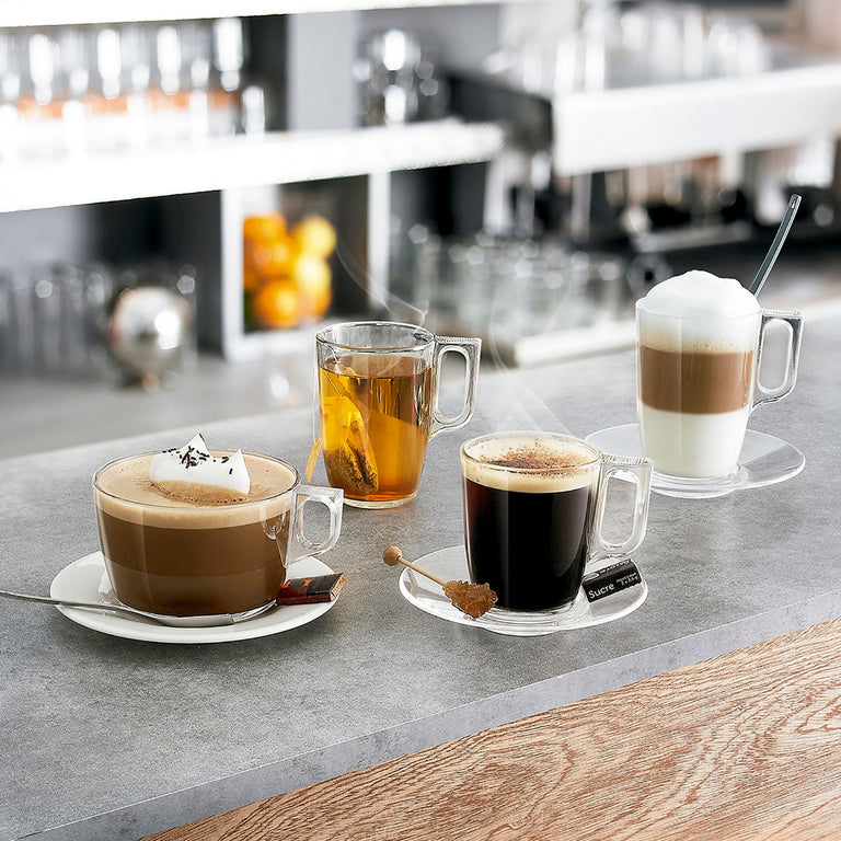 Ensemble de tasses à café Arcoroc Jaune verre (220 ml) (6 Unités)