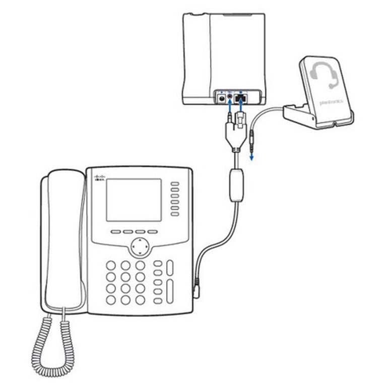 Câble Téléphonique Poly APC-45 1 m
