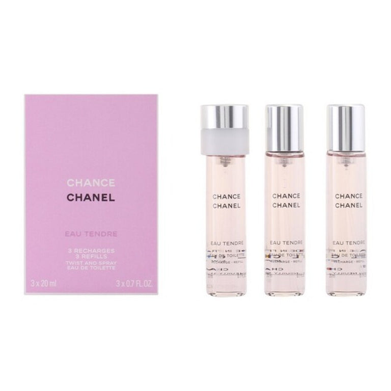 Parfum Femme Chance Eau Tendre Chanel Chance Eau Tendre EDT (3 pcs)