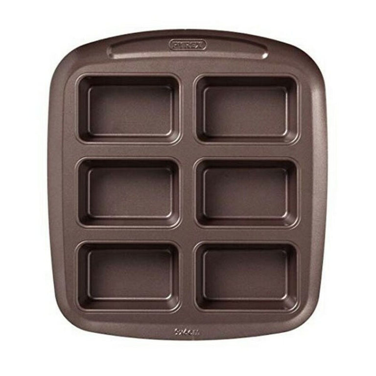 Moule à pâtisserie Pyrex Asimetria acier galvanisé (6 compartiments)