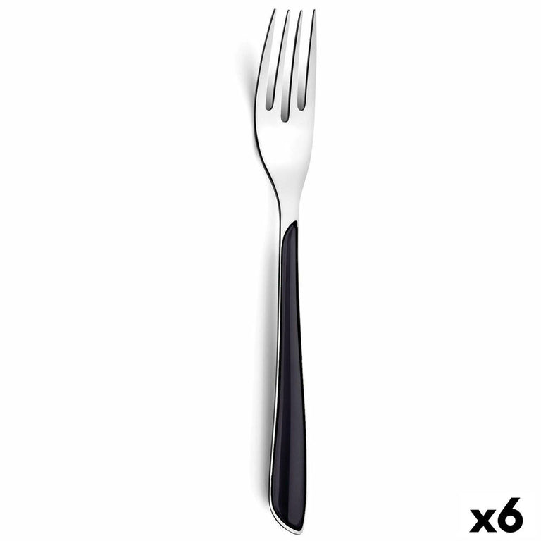 Fourchette Amefa Eclat Métal Bicolore (Pack 6x)