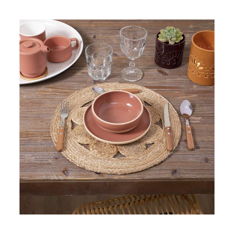 Dessous de plat Secret de Gourmet Marron Jute (Ø 38 cm)