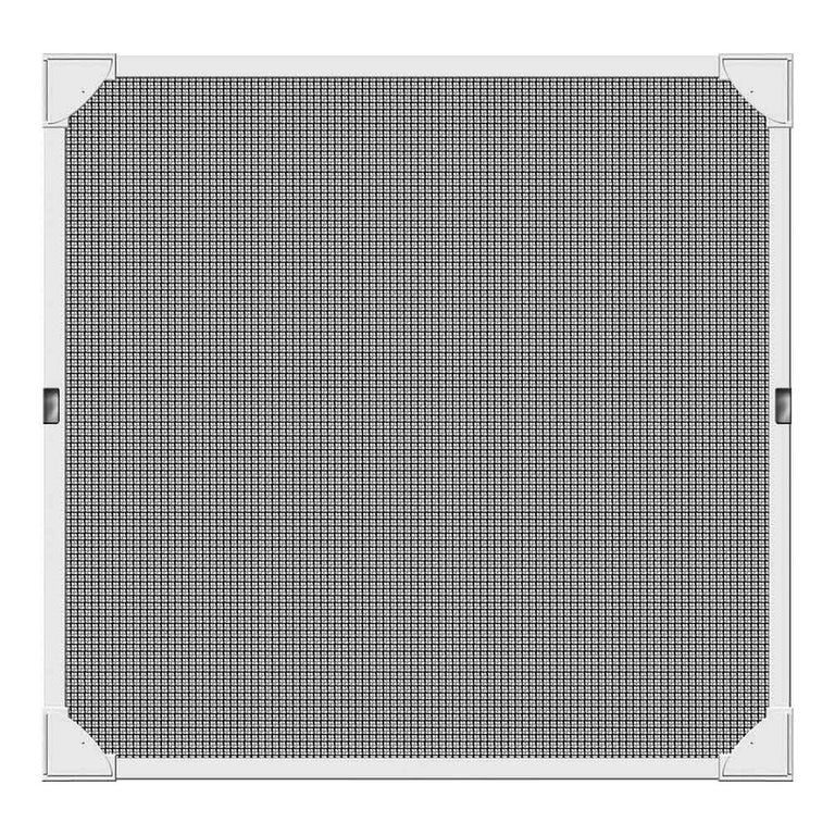 Moustiquaire Schellenberg Magnétique Avec cadre Fibre de Verre Blanc (100 x 120 cm)