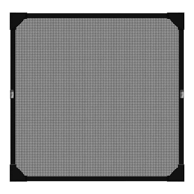 Moustiquaire Schellenberg Magnétique Avec cadre Fibre de Verre Anthracite (100 x 120 cm)