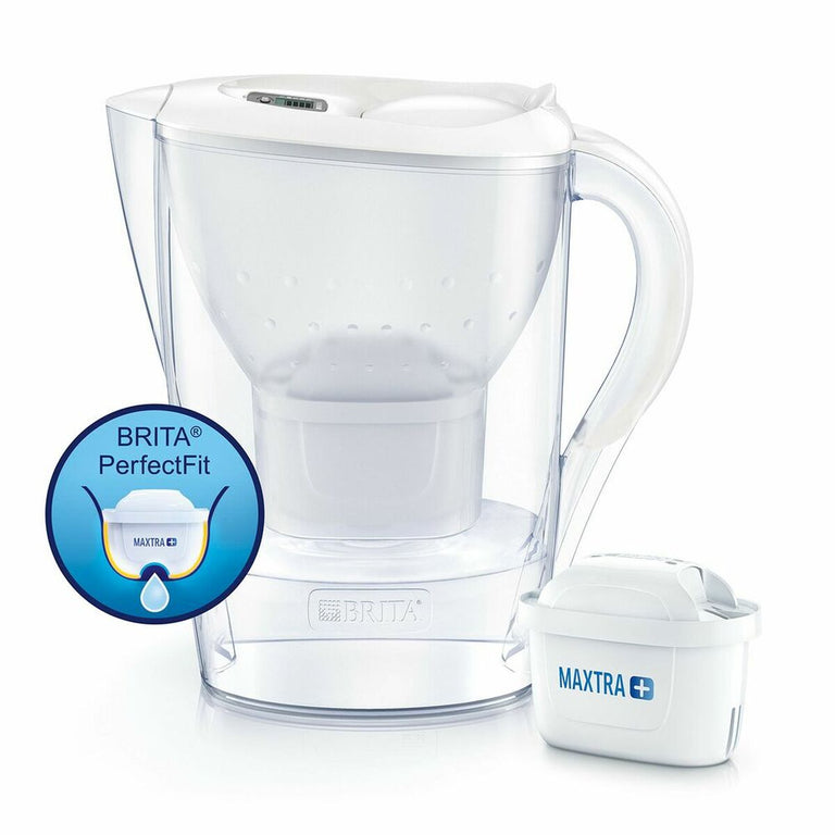 Carafe Filtrante Brita 1045131 Acier inoxydable Blanc Plastique