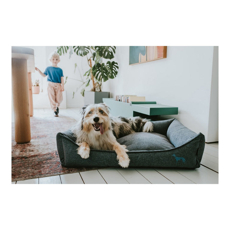 Canapé pour chien Hunter Prag 90 x 70 cm Bleu