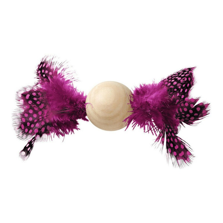 Jouet pour chats Hunter Mala Plumes Rose Ballon (4 cm)