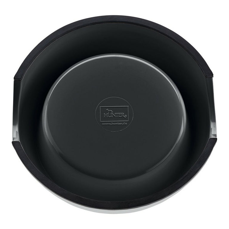 Mangeoire pour chiens Hunter Acier inoxydable Mélamine Noir (18,5 x 18,5 x 9,5 cm)