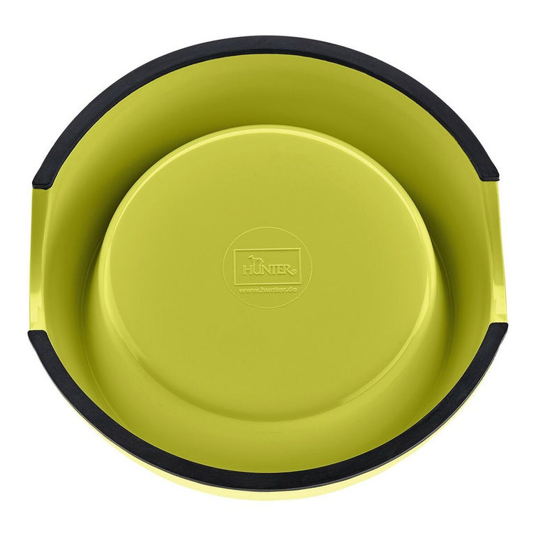 Mangeoire pour chiens Hunter Acier inoxydable Mélamine Vert (14,5 x 14,5 x 7 cm)