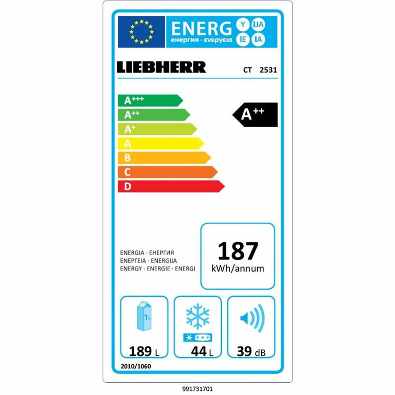 Réfrigérateur Combiné Liebherr CT2531 230 L Blanc