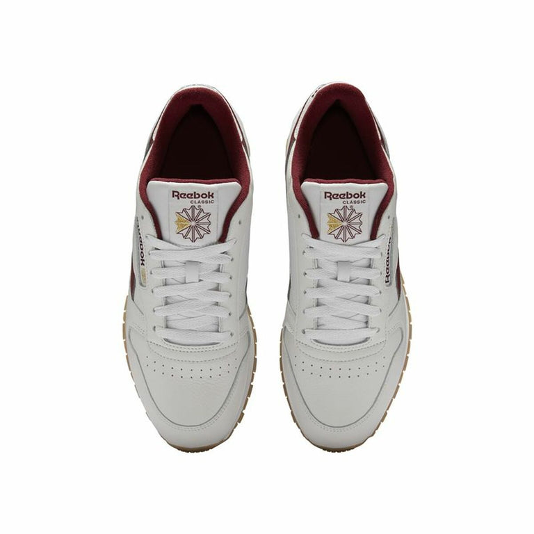 Chaussures de Sport pour Homme Reebok Classic Leather Blanc