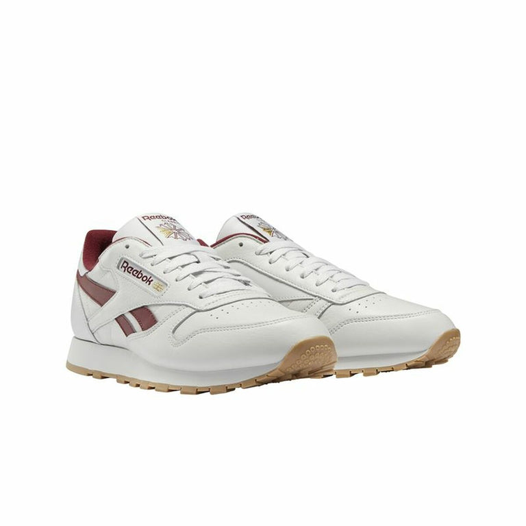 Chaussures de Sport pour Homme Reebok Classic Leather Blanc