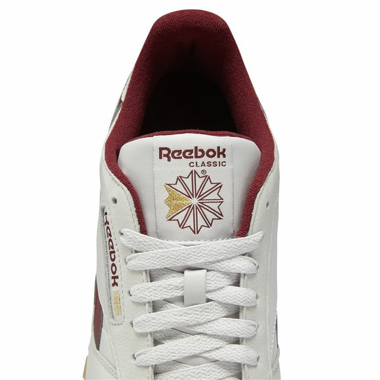 Chaussures de Sport pour Homme Reebok Classic Leather Blanc