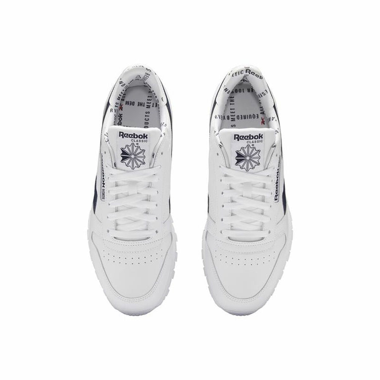Chaussures de Sport pour Homme Reebok Classic Leather Blanc