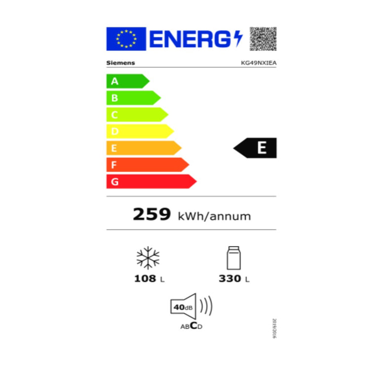 Réfrigérateur Combiné Siemens AG KG49NXIEA Acier (203 x 70 cm)