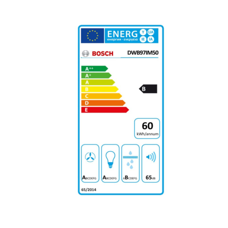 Hotte standard BOSCH DWB97IM50 710 m3/h 65 dB (A) Acier