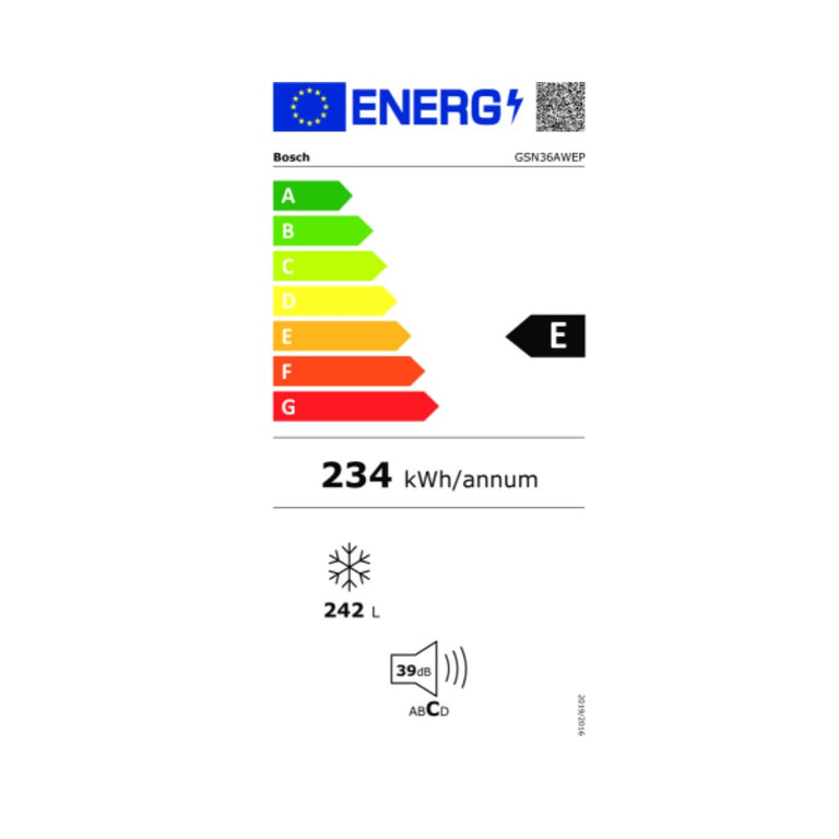 Congélateur BOSCH GSN36AWEP Blanc (242 L)