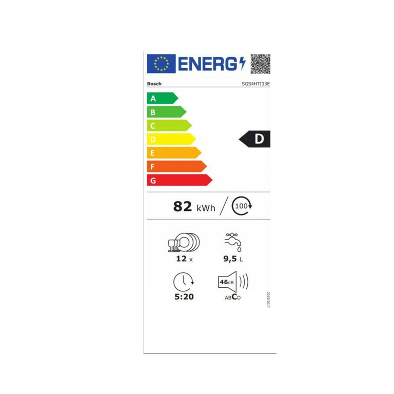 Lave-vaisselle BOSCH SGS4HTI33E (Reconditionné B)