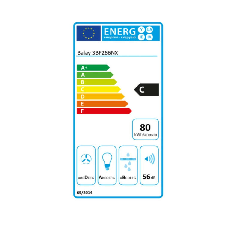 Hotte standard Balay 3BF266NX 53 cm 590 m³/h 200W C