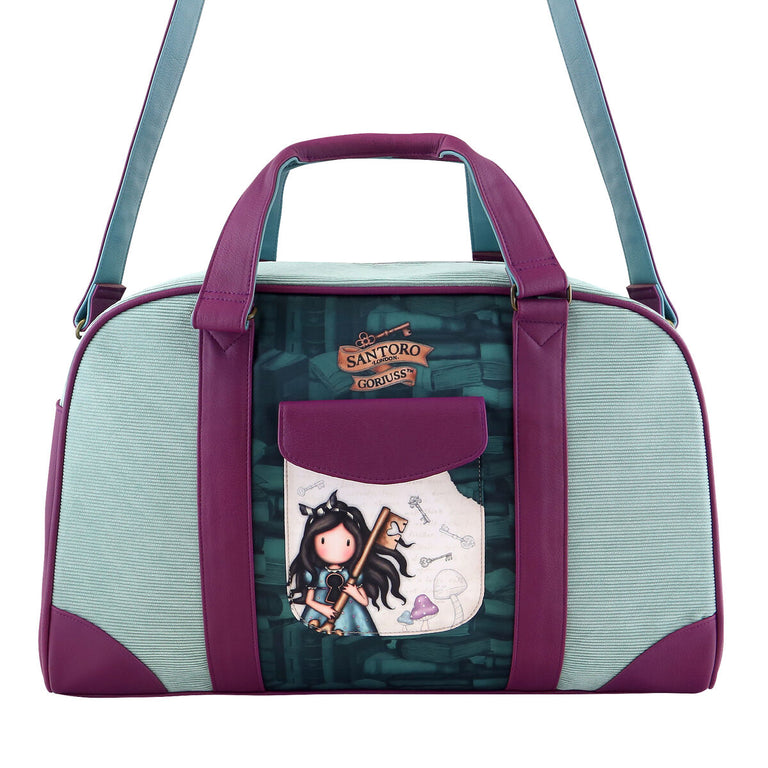 Sac de Voyage Gorjuss Curiosity Gris Vert (50 x 31 x 23 cm)