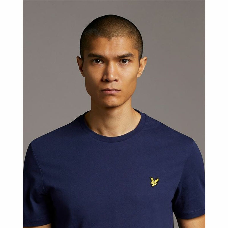 T-shirt à manches courtes homme Lyle & Scott V1-Plain  Blue marine