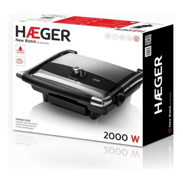 Barbecue Électrique Haeger New Bistrô 2000 W
