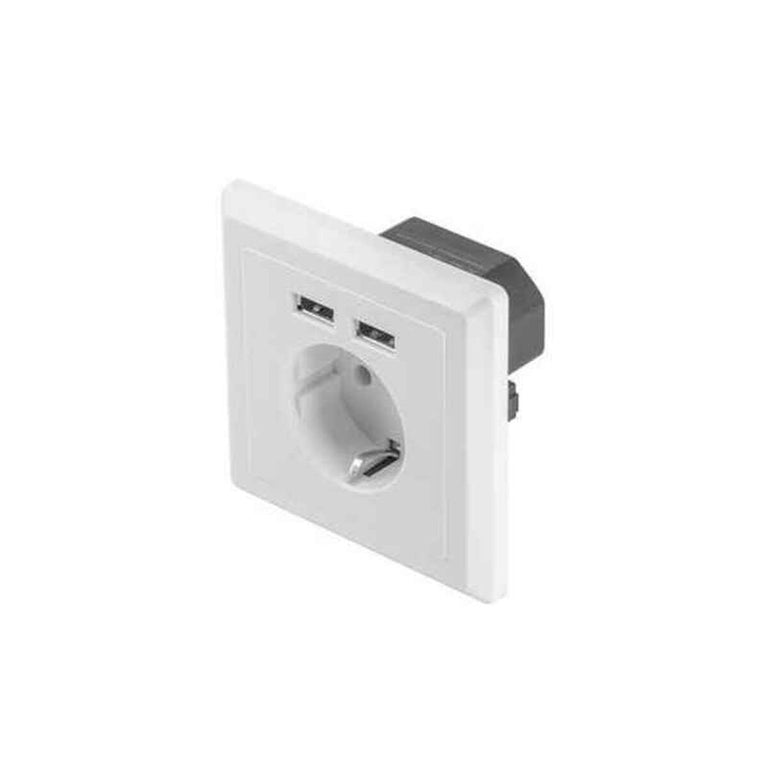 Fiche secteur Lanberg AC-WS01-USB2-F 2 x USB