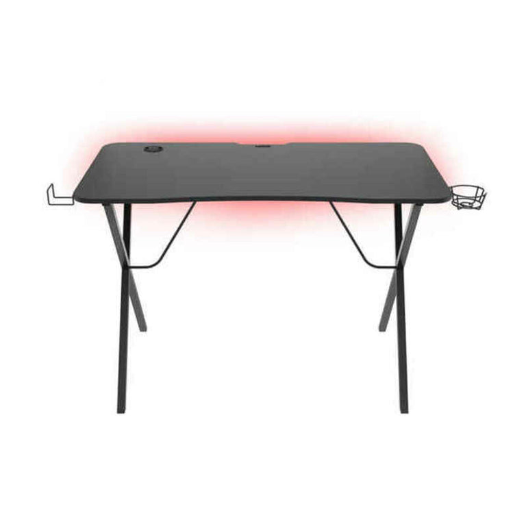 Table Gaming Genesis Holm 200 RGB Noir Acier Multicouleur Bois MDF