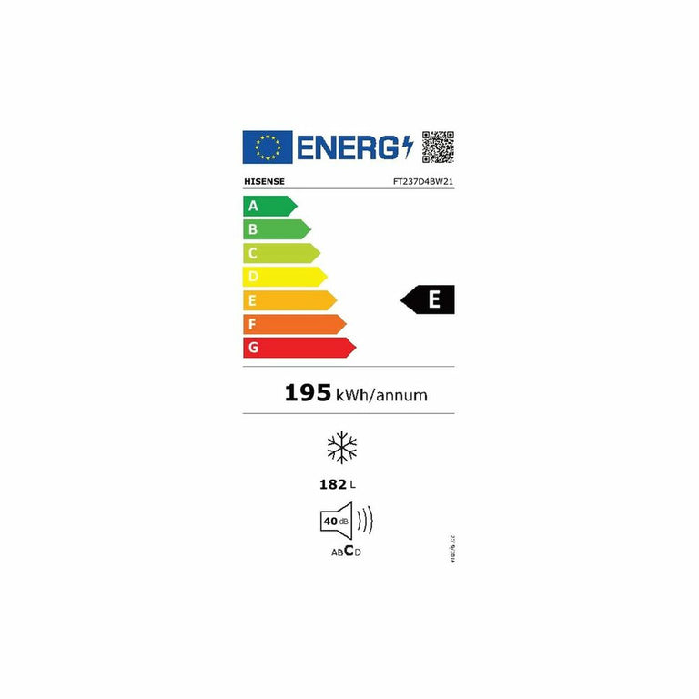 Congélateur Hisense FT237D4BW21 Blanc (89,1 x 60,3 x 88 cm)
