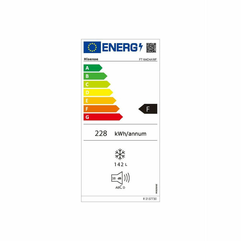 Congélateur Hisense FT184D4AWF  Blanc (62,5 x 55,9 x 85,4 cm)