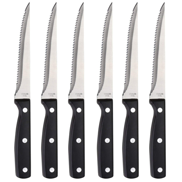 Ensemble de Couteaux Masterpro Gourmet Acier inoxydable (12,5 cm) (6 Pièces)