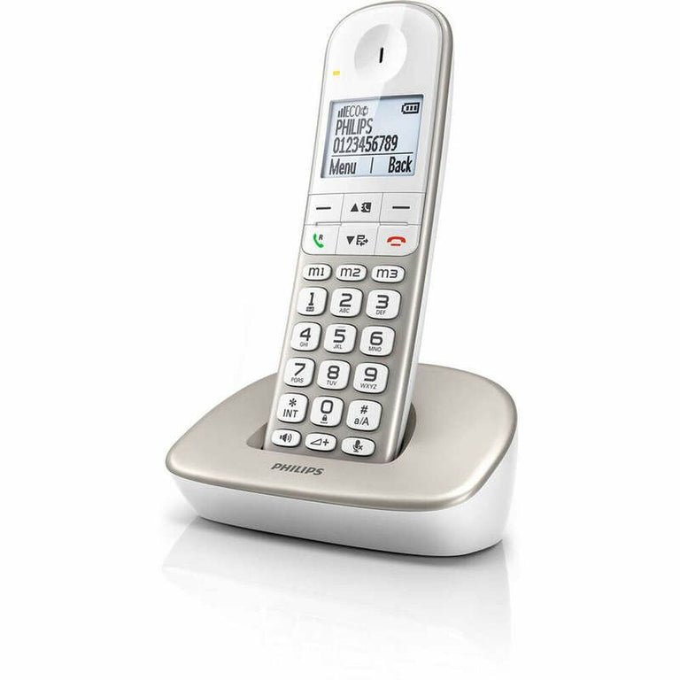 Téléphone Sans Fil Philips XL4901S/23 Blanc DECT 1,9"