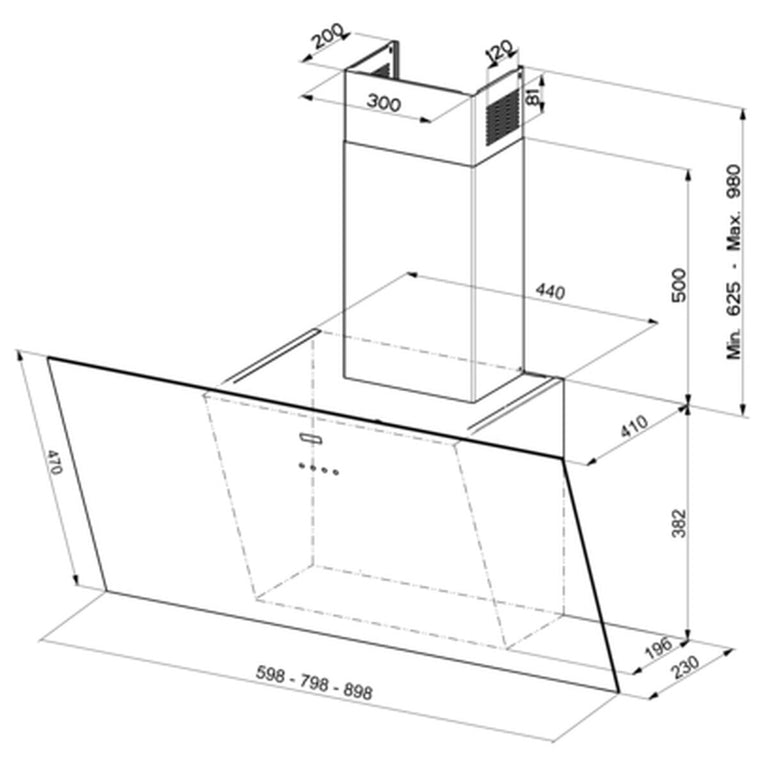 Hotte standard Mepamsa 218744 Noir