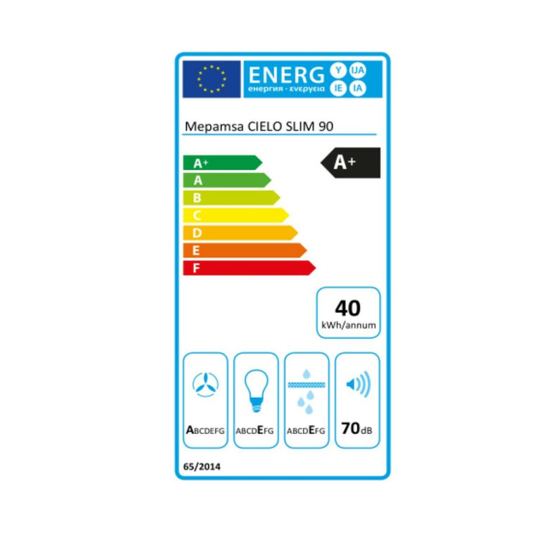 Hotte standard Mepamsa 350.0528.002 90 cm 720 m3/h 145W Acier