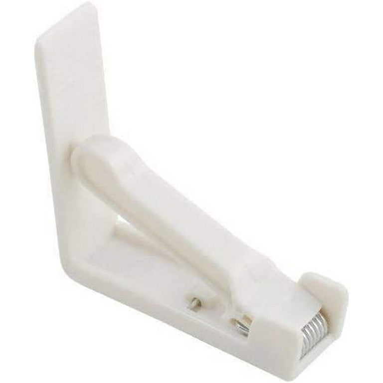 Pince pour nappe Metaltex 4 Unités Blanc polypropylène