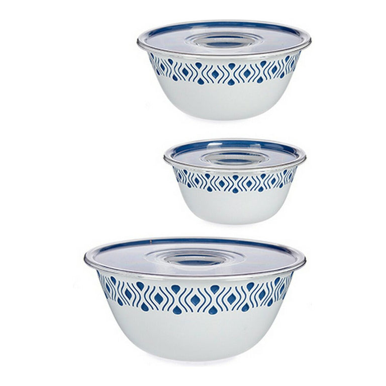 Bol Stefanplast 55201 Bleu Plastique (3 Pièces)