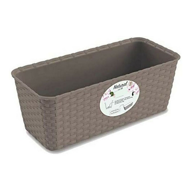 Jardinière Stefanplast 73602 Marron 13 x 11 x 28,5 cm PVC