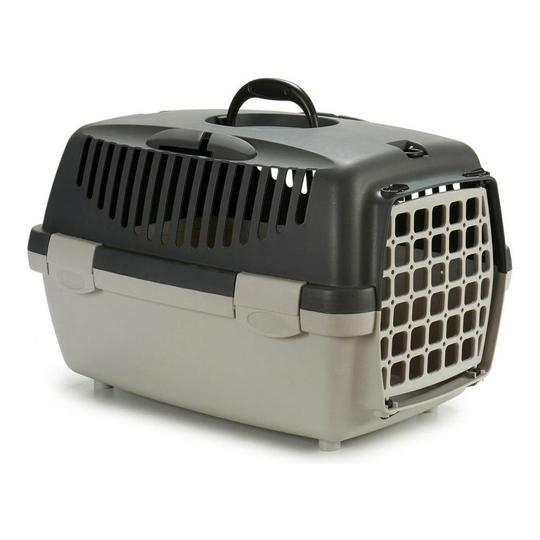 Cage de Transport Stefanplast 281240 Anthracite Plastique Gris clair